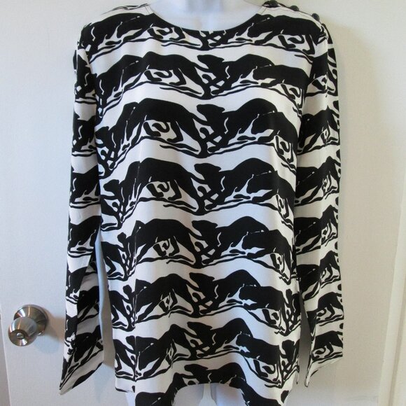 The Kooples Wild Panther Print Blouse Sz 2/M NWT - Picture 6 of 12